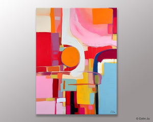 Simple Modern Wall Art, Oversized Contemporary Canvas Art, Original Abstract Paintings, Extra Large Acrylic Painting for Living Room-ArtWorkCrafts.com