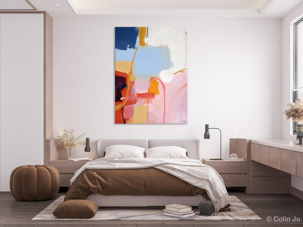Contemporary Acrylic Painting on Canvas, Large Wall Art Painting for Bedroom, Original Canvas Art, Oversized Modern Abstract Wall Paintings-ArtWorkCrafts.com