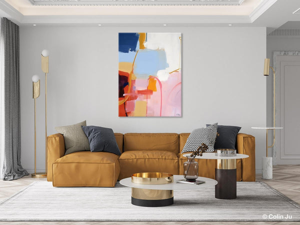 Contemporary Acrylic Painting on Canvas, Large Wall Art Painting for Bedroom, Original Canvas Art, Oversized Modern Abstract Wall Paintings-ArtWorkCrafts.com