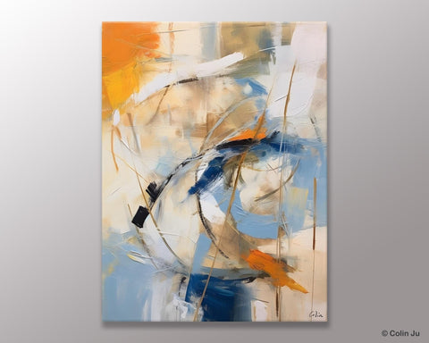 Modern Acrylic Paintings, Large Paintings for Living Room, Contemporary Wall Art Paintings, Hand Painted Canvas Art, Original Abstract Art-ArtWorkCrafts.com