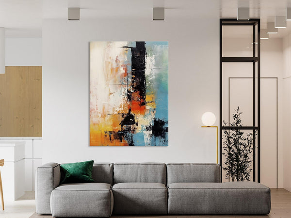 Contemporary Wall Art Paintings, Hand Painted Canvas Art, Original Abstract Art, Modern Acrylic Paintings, Large Paintings for Living Room-ArtWorkCrafts.com