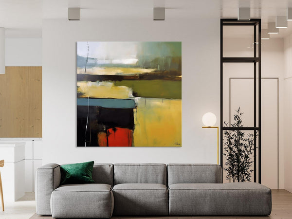 Large Abstract Painting for Bedroom, Original Modern Wall Art Paintings, Modern Acrylic Paintings, Huge Contemporary Canvas Paintings-ArtWorkCrafts.com