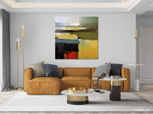 Large Abstract Painting for Bedroom, Original Modern Wall Art Paintings, Modern Acrylic Paintings, Huge Contemporary Canvas Paintings-ArtWorkCrafts.com