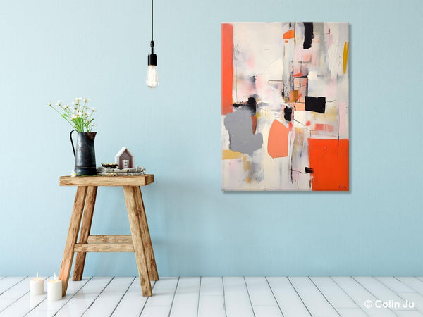 Acrylic Painting on Canvas, Contemporary Painting, Canvas Paintings for Dining Room, Extra Large Modern Wall Art, Original Abstract Painting-ArtWorkCrafts.com