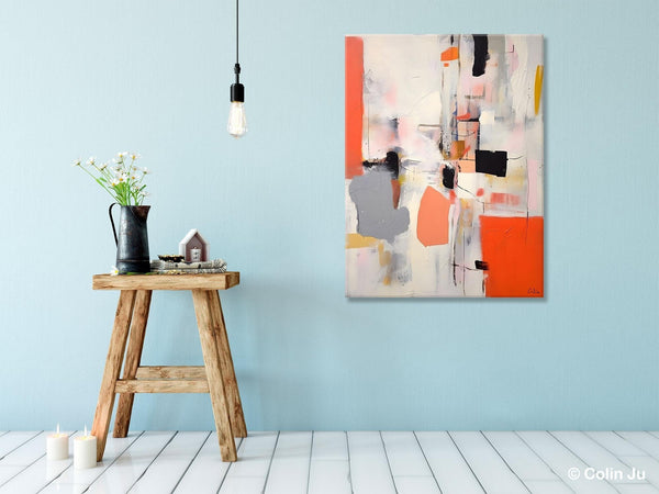 Acrylic Painting on Canvas, Contemporary Painting, Canvas Paintings for Dining Room, Extra Large Modern Wall Art, Original Abstract Painting-ArtWorkCrafts.com