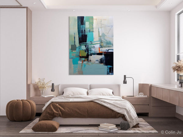Original Abstract Art, Large Wall Art Painting for Dining Room, Large Modern Canvas Wall Paintings, Hand Painted Acrylic Painting on Canvas-ArtWorkCrafts.com