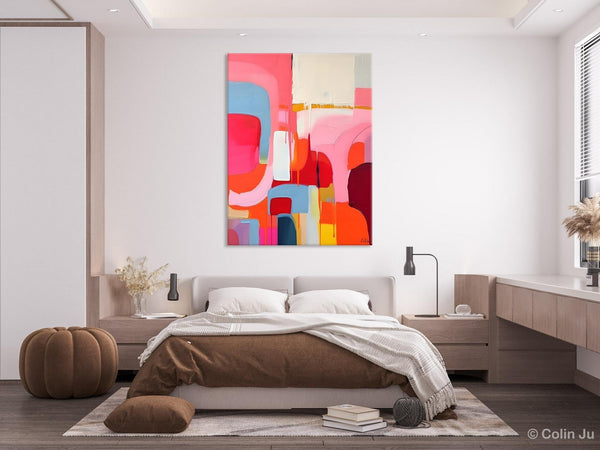 Contemporary Acrylic Painting on Canvas, Simple Abstract Art, Large Painting for Dining Room, Original Canvas Artwork, Wall Art Paintings-ArtWorkCrafts.com
