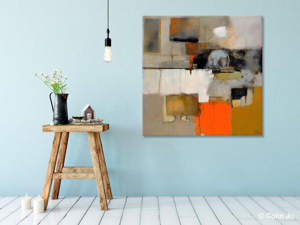Contemporary Canvas Art, Modern Acrylic Artwork, Buy Art Paintings Online, Original Modern Paintings, Large Abstract Painting for Bedroom-ArtWorkCrafts.com