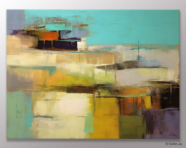 Modern Wall Art Ideas for Bedroom, Extra Large Canvas Painting, Original Abstract Art, Hand Painted Wall Art, Contemporary Acrylic Paintings-ArtWorkCrafts.com