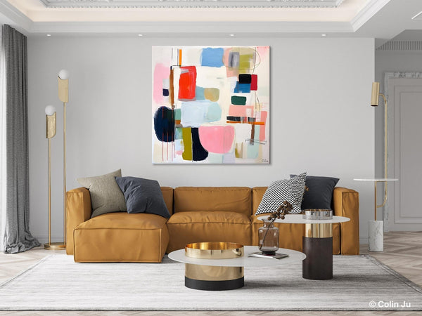 Modern Canvas Paintings, Large Abstract Painting for Bedroom, Original Abstract Wall Art, Modern Acrylic Artwork, Contemporary Canvas Art-ArtWorkCrafts.com