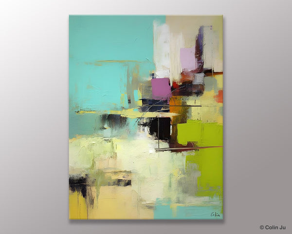 Contemporary Wall Art Paintings, Extra Large Original Art, Abstract Landscape Artwork, Landscape Painting on Canvas, Hand Painted Canvas Art-ArtWorkCrafts.com