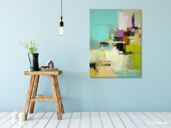 Contemporary Wall Art Paintings, Extra Large Original Art, Abstract Landscape Artwork, Landscape Painting on Canvas, Hand Painted Canvas Art-ArtWorkCrafts.com