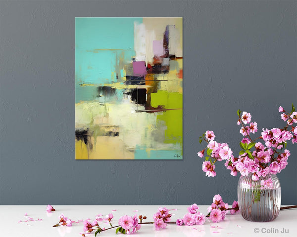 Contemporary Wall Art Paintings, Extra Large Original Art, Abstract Landscape Artwork, Landscape Painting on Canvas, Hand Painted Canvas Art-ArtWorkCrafts.com