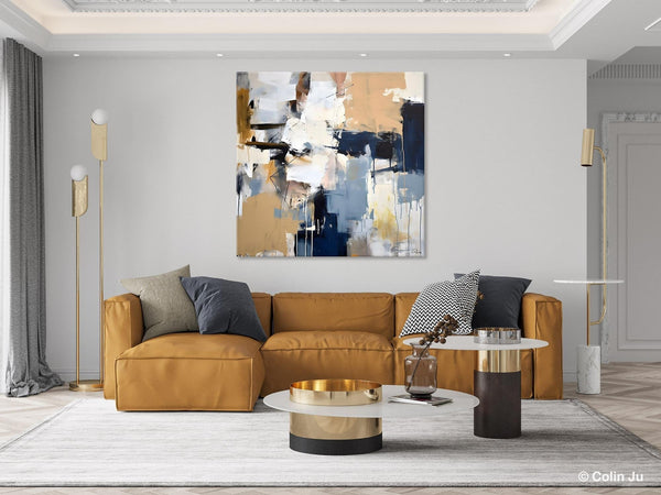 Large Wall Art for Bedroom, Abstract Modern Acrylic Art, Canvas Paintings for Sale, Modern Original Abstract Art, Contemporary Canvas Art-ArtWorkCrafts.com
