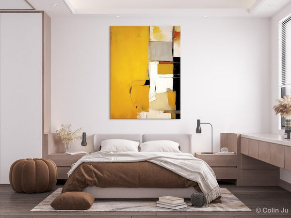 Original Canvas Artwork, Large Wall Art Painting for Dining Room, Oversized Abstract Art Paintings, Contemporary Acrylic Painting on Canvas-ArtWorkCrafts.com