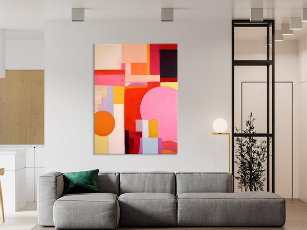 Large Wall Painting for Bedroom, Hand Painted Canvas Art, Large Modern Paintings, Original Abstract Canvas Art, Acrylic Painting on Canvas-ArtWorkCrafts.com