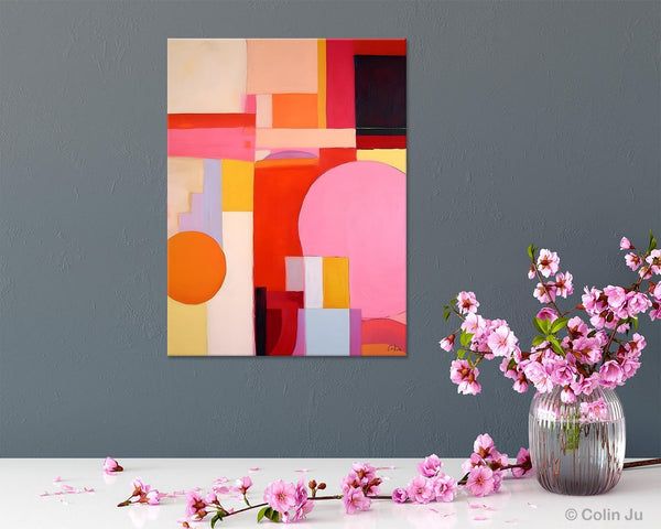 Large Wall Painting for Bedroom, Hand Painted Canvas Art, Large Modern Paintings, Original Abstract Canvas Art, Acrylic Painting on Canvas-ArtWorkCrafts.com