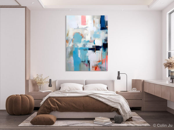Contemporary Painting, Canvas Paintings for Dining Room, Acrylic Painting on Canvas, Extra Large Modern Wall Art, Original Abstract Painting-ArtWorkCrafts.com