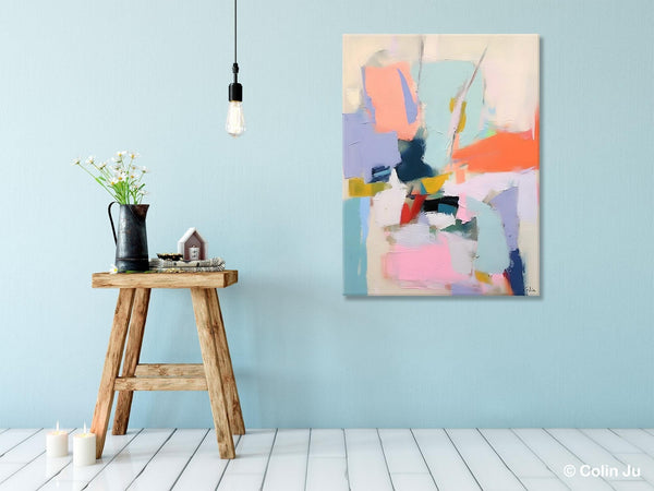 Original Artowrk, Abstract Wall Paintings, Hand Painted Canvas Art, Extra Large Paintings for Dining Room, Contemporary Wall Art Paintings-ArtWorkCrafts.com