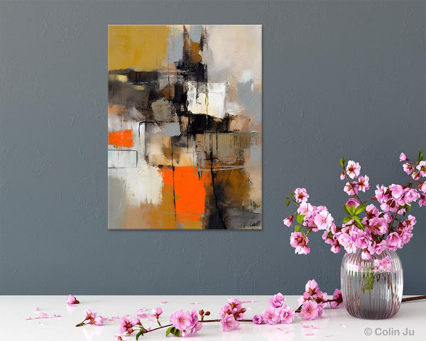 Acrylic Painting on Canvas, Modern Paintings, Extra Large Paintings for Dining Room, Large Contemporary Wall Art, Original Abstract Painting-ArtWorkCrafts.com