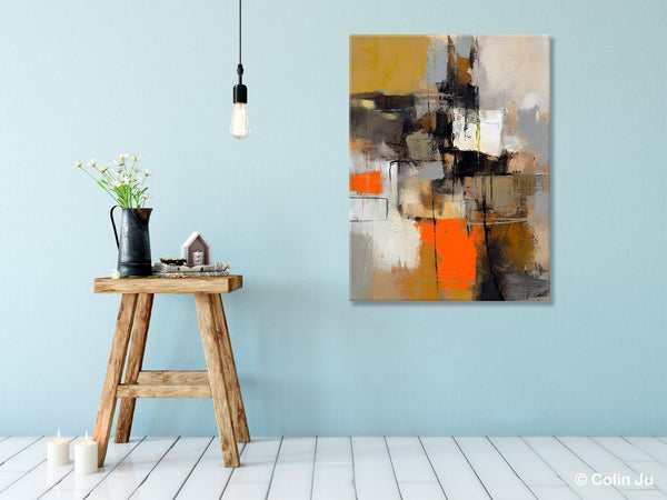 Acrylic Painting on Canvas, Modern Paintings, Extra Large Paintings for Dining Room, Large Contemporary Wall Art, Original Abstract Painting-ArtWorkCrafts.com
