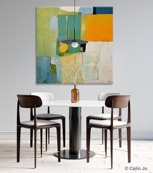 Original Modern Wall Paintings, Contemporary Canvas Art, Abstract Painting for Bedroom, Modern Acrylic Artwork, Heavy Texture Canavas Art-ArtWorkCrafts.com