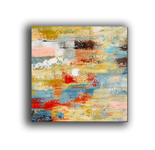 Hand Painted Canvas Art, Bedroom Wall Art Ideas, Modern Paintings for Dining Room, Simple Modern Art, Contemporary Modern Wall Art Paintings-ArtWorkCrafts.com