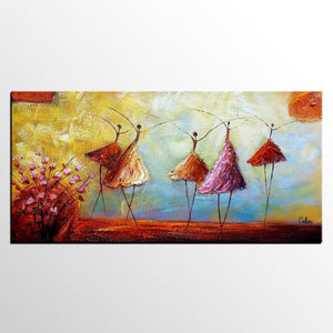 Contemporary Artwork, Ballet Dancer Painting, Abstract Artwork, Painting for Sale, Original Painting-ArtWorkCrafts.com