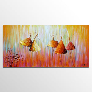 Contemporary Wall Art, Abstract Art, Modern Art Painting, Ballet Dancer Painting, Art for Sale-ArtWorkCrafts.com