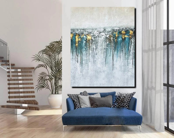 Large Painting for Sale, Buy Large Paintings Online, Simple Modern Art, Contemporary Abstract Art, Bedroom Canvas Painting Ideas-ArtWorkCrafts.com