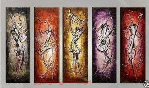 Saxophone Player Painting, Modern Paintings for Living Room, Music Paintings, Extra Large Canvas Painting on Canvas-ArtWorkCrafts.com