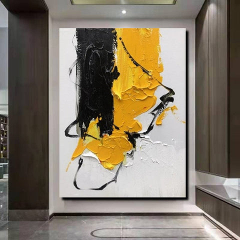 Acrylic Paintings Behind Sofa, Abstract Paintings for Bedroom, Palette Knife Canvas Art, Contemporary Canvas Wall Art, Buy Paintings Online-ArtWorkCrafts.com