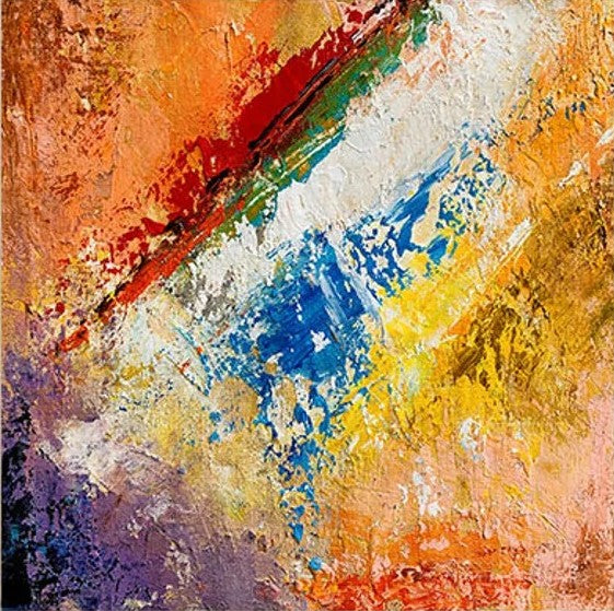Hand Painted Acrylic Painting, Wall Art Painting for Living Room, Modern Contemporary Artwork, Acrylic Paintings for Dining Room-ArtWorkCrafts.com