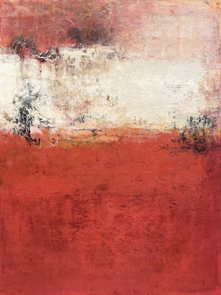 Canvas Painting for Living Room, Huge Contemporary Abstract Artwork, Red Abstract Painting Ideas for Interior Design, Modern Wall Art Painting-ArtWorkCrafts.com