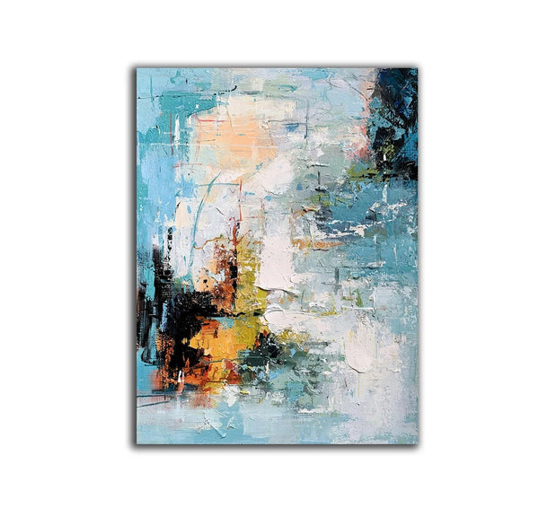 Extra Large Acrylic Painting, Modern Contemporary Abstract Artwork, Simple Modern Art, Living Room Wall Art Painting, Palette Knife Paintings-ArtWorkCrafts.com